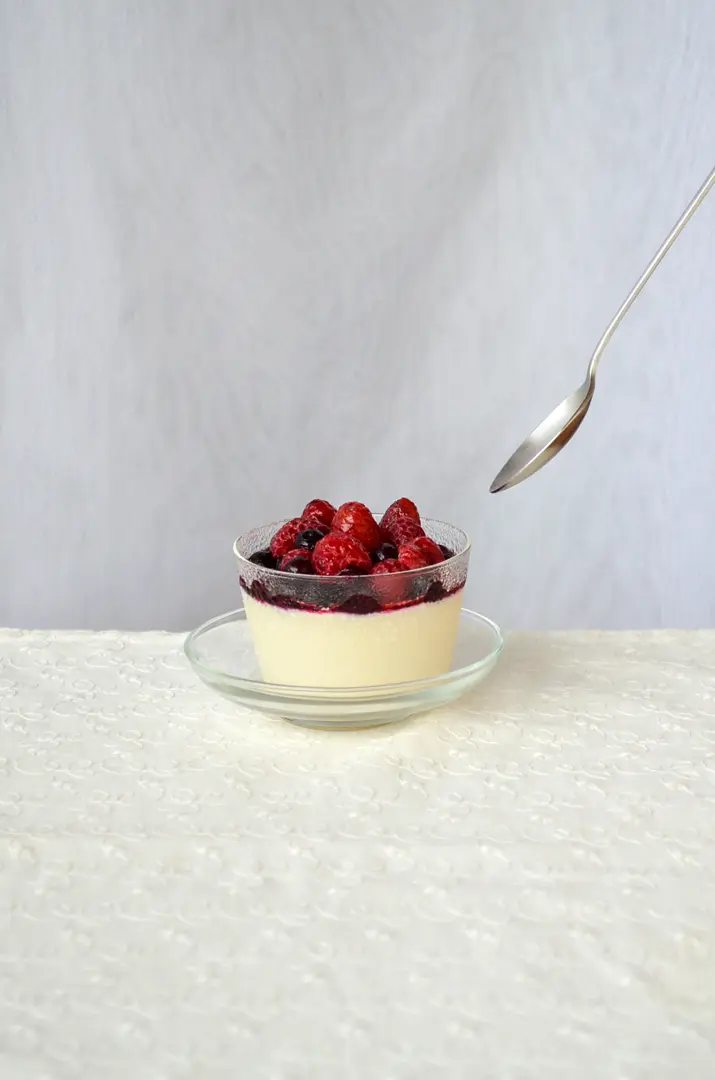 ベリーの生米ムース