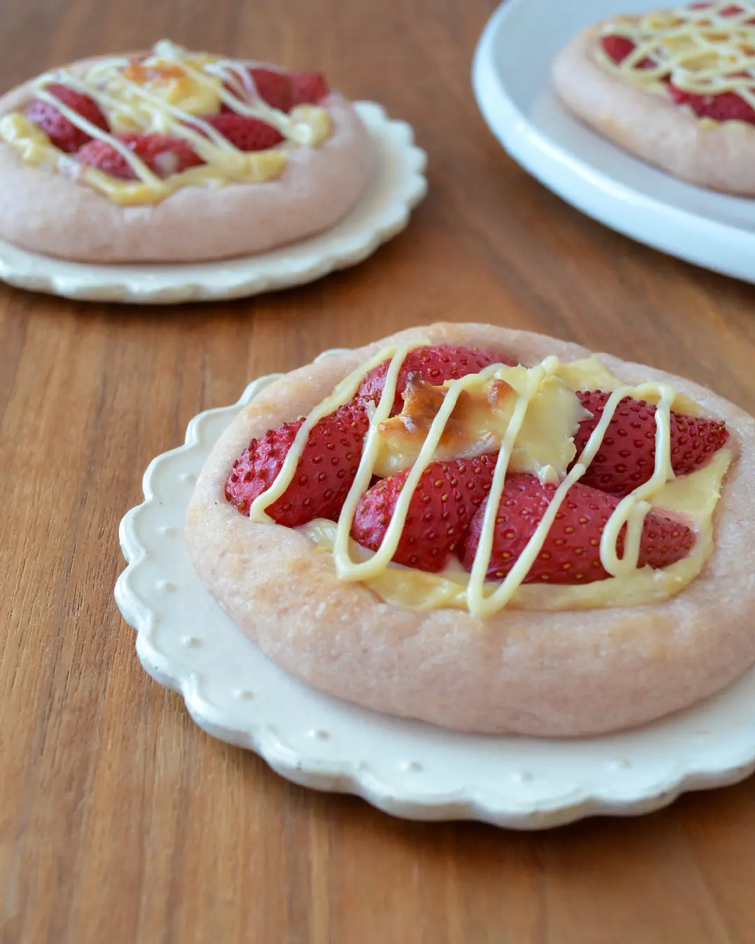 いちごとカスタード