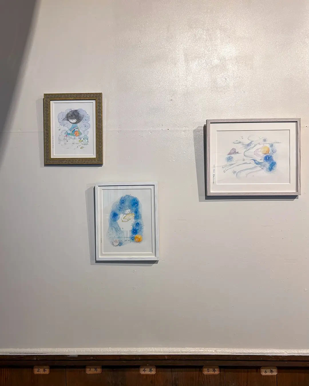 絵本『うずまきひめ あいのこ』原画