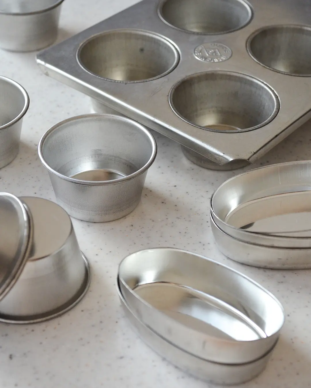 マーケットに向けて用意した焼き型たち